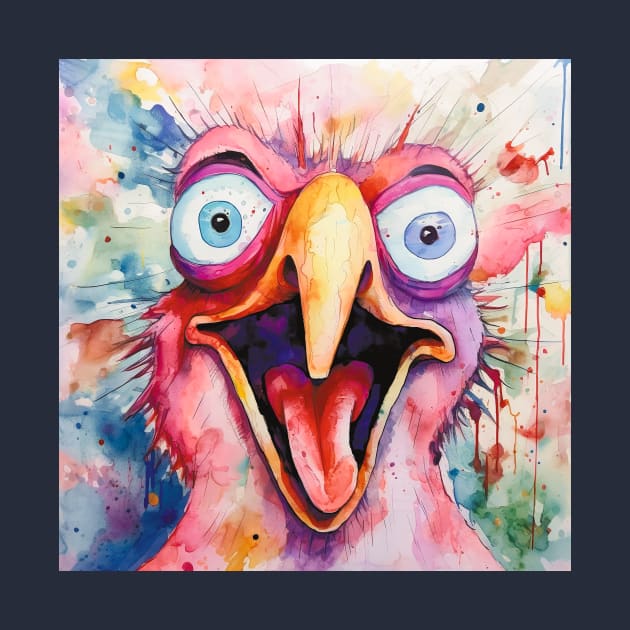 Funny Chicken by Geminiartstudio