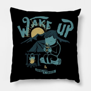 Wake up and Drink a Coffee Pillow