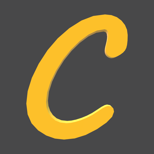 Letter  C by CDUS