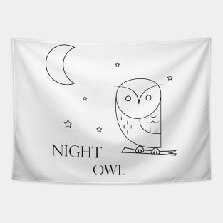 night owl Tapestry
