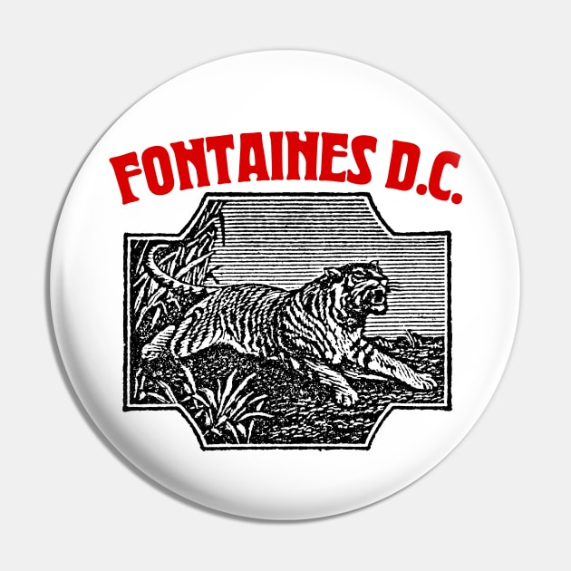 Fontaines DC ∆∆ Fan Art Tribute Design Pin by CultOfRomance