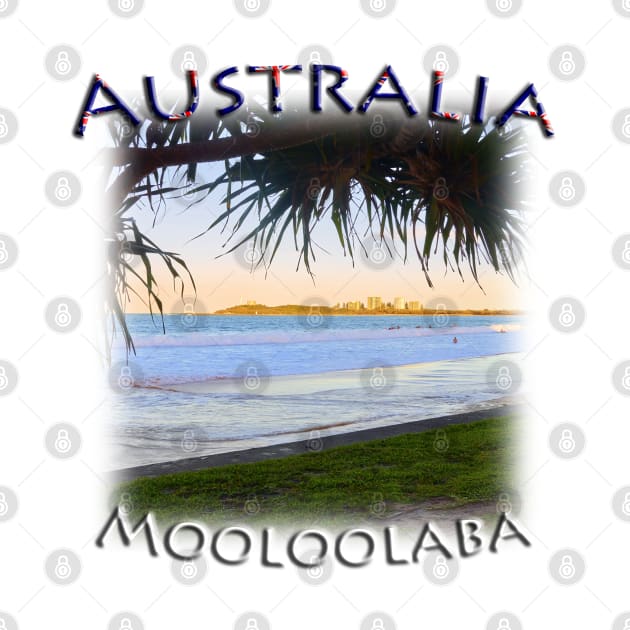 Australia - Mooloolaba Beach at Sunset by TouristMerch