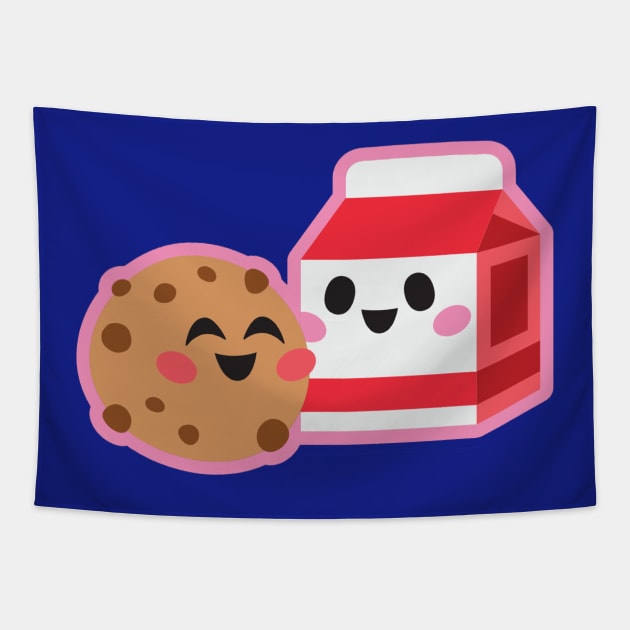 Cookie and Milk Tapestry by KarmicKal