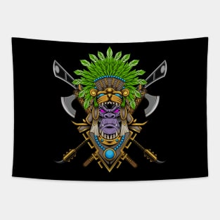 Aztec Warrior 1.4 Tapestry