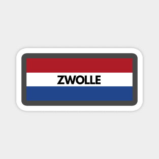 Zwolle in Netherlands Flag Magnet