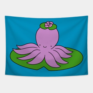 Lilypad Octopus Tapestry