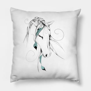 Poetic Horse Pillow