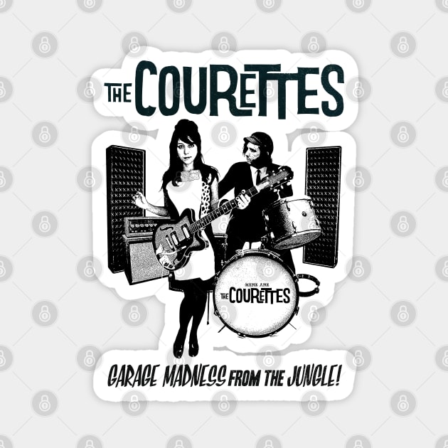 The Courettes - Garage madness from the jungle Magnet by CosmicAngerDesign
