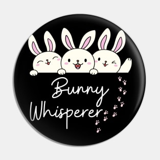 Bunny Whisperer T-Shirt, Rabbit Lover T-Shirt, Rabbit Mom T-Shirt, Rabbit Mom T-Shirt, Rabbit Dad T-Shirt, Funny Rabbit T-Shirt, Pin