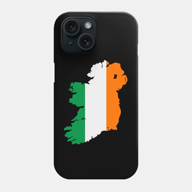 Ireland Map Flag Phone Case by KayBee Gift Shop