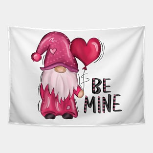 Be Mine Gnome Valentine's Day Girlfriend Tapestry