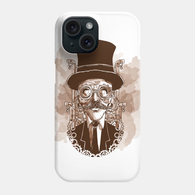 Professor Steampunk Phone Case by Digster