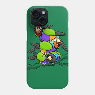 Gouldian Finches Tower Phone Case