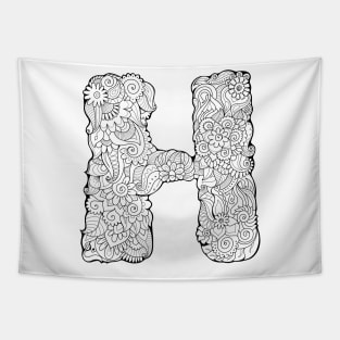 Letter H Tapestry