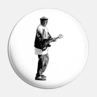 Curtis Mayfield Retro Pin