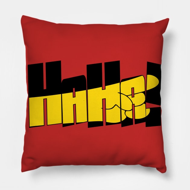 Haha Finger Comic Style Birthday Shirt Pillow by KAOZ