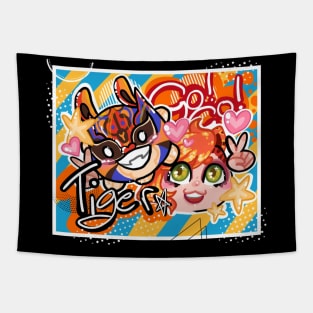 TIGER & ASMO Tapestry