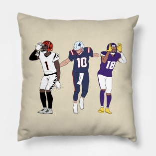 the trio of griddy dance Pillow