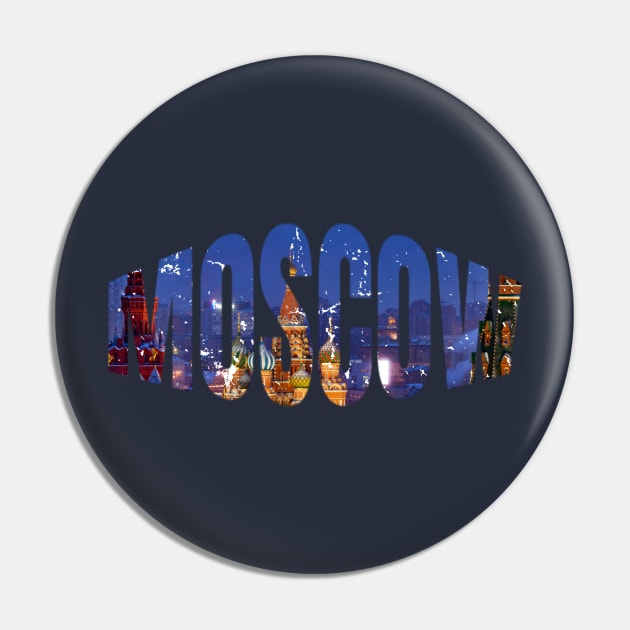 Moscow Cool Gift For Russia Lovers Pin by klimentina