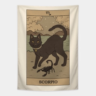 Scorpio Cat Tapestry