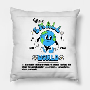 What a small world Pillow