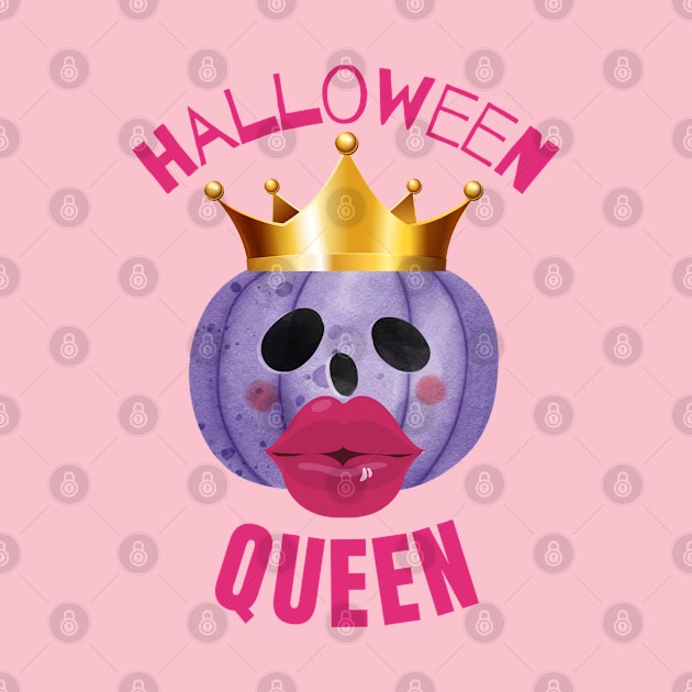 HALLOWEEN QUEEN - Funny Halloween Pumpkin Head | Halloween Costume by Cosmic Story Designer