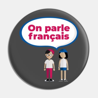 On parle français Pin