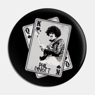 Retro Phil LYNOTT Card Style Pin