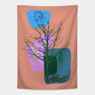 Blue Jungle Dimentions Tapestry