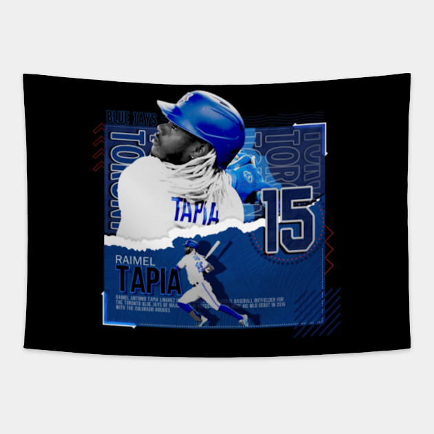 Raimel Tapia Baseball Paper Poster Blue Jays - Raimel Tapia