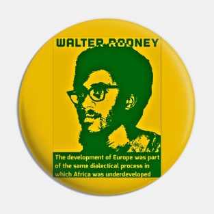 Walter Rodney How Europe Underdeveloped Africa Quote in Green Yellow Pin