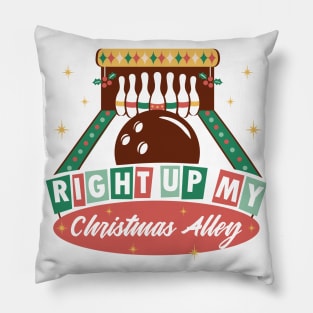 Christmas Bowling Alley P R t shirt Pillow