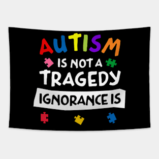 Autism Is Not A Tragedy Tapestry