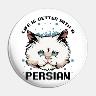 Persian Cat Pin
