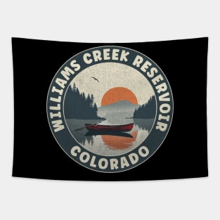 Williams Creek Reservoir Colorado Sunset Tapestry