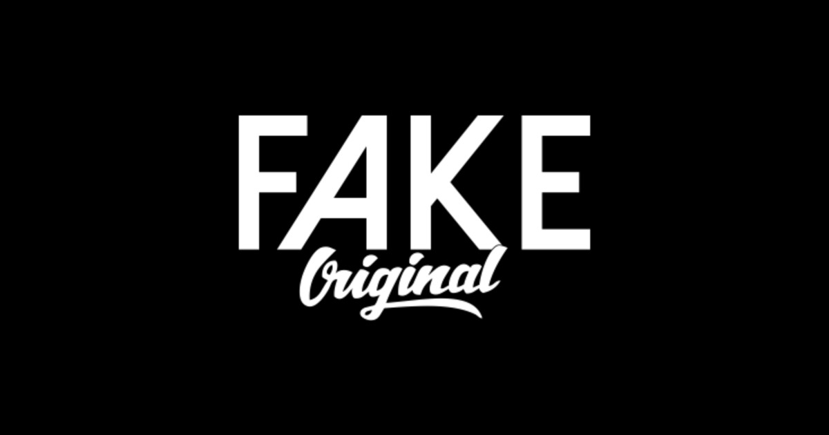 Fake Original - Original Artwork - Sticker | TeePublic