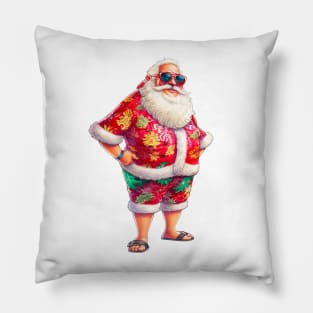 Santa Claus in July #1 Pillow