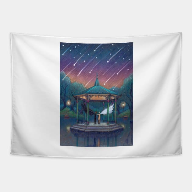 Starfall Tapestry by illustore