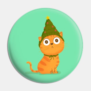 Meowy Christmas Cat! Pin