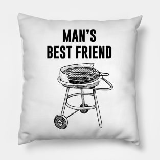 Mans Best Friend Grilling Pillow