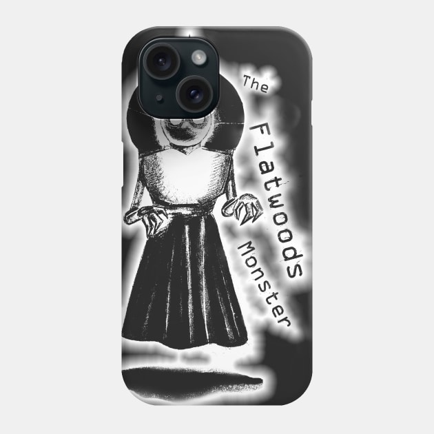 Flatwoods Monster White Glow #4 Phone Case by AWSchmit