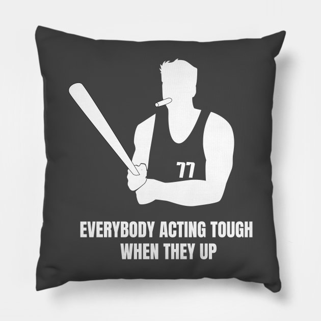 Everybody acting tough Pillow by Mavs Step Back