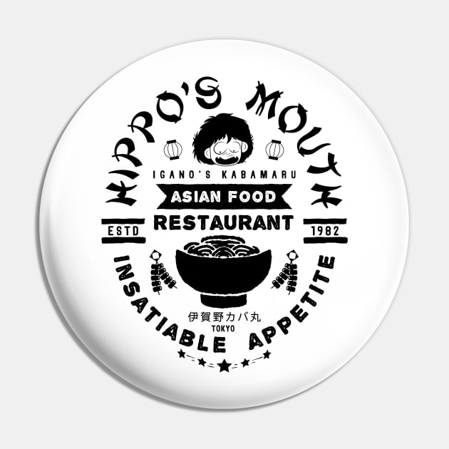 Hippo's Mouth Pin by manospd