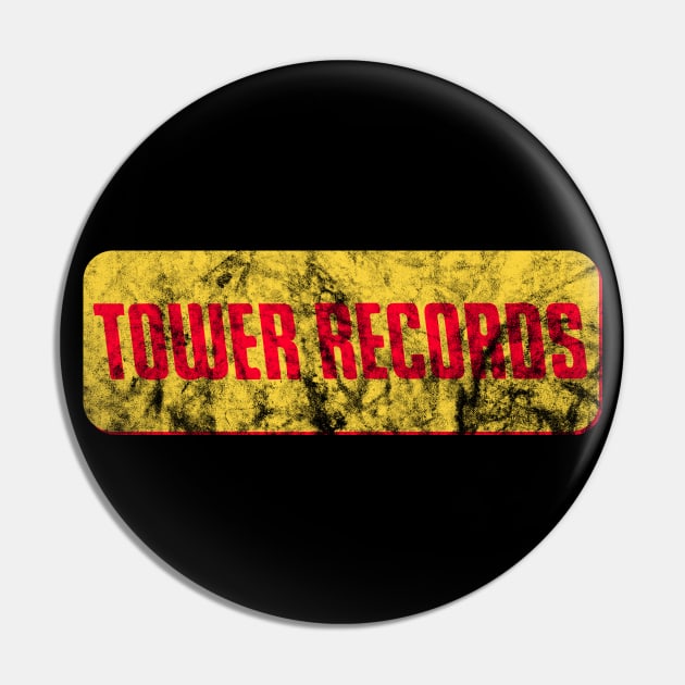 Tower Records Pin by Doc Multiverse Designs