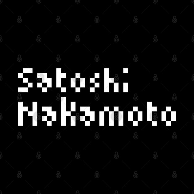 Satoshi Nakamoto Pixel by CyberRex