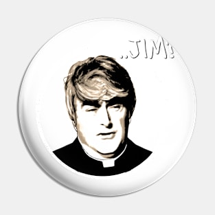 Father Ted's Answer Pin