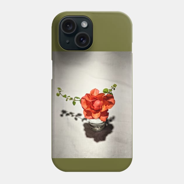 One Orange Flower Phone Case by Aday