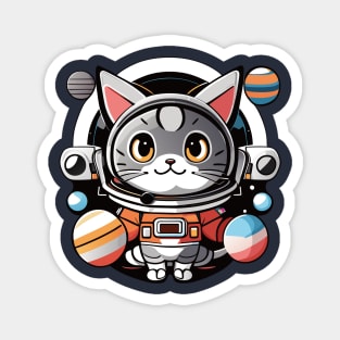 Cosmic Cat: Scottish Gray's Space Adventures Magnet