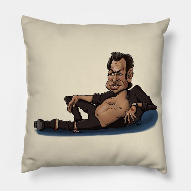 Jeff Goldblum Pillow by CalistaMCreations