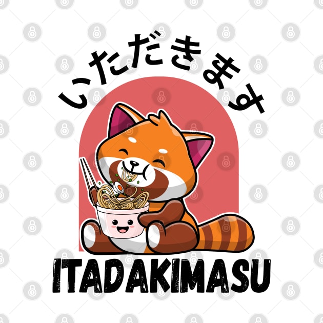 kawaii red panda by HB Shirts